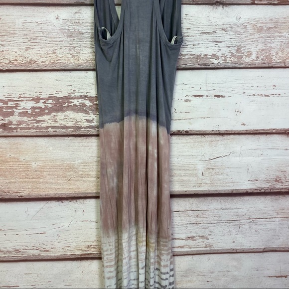 Young Fabulous & Broke maelle pink gray maxi dress - Picture 15 of 16